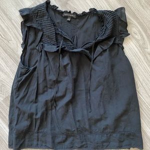 Banana Republic Black Work Blouse size XL